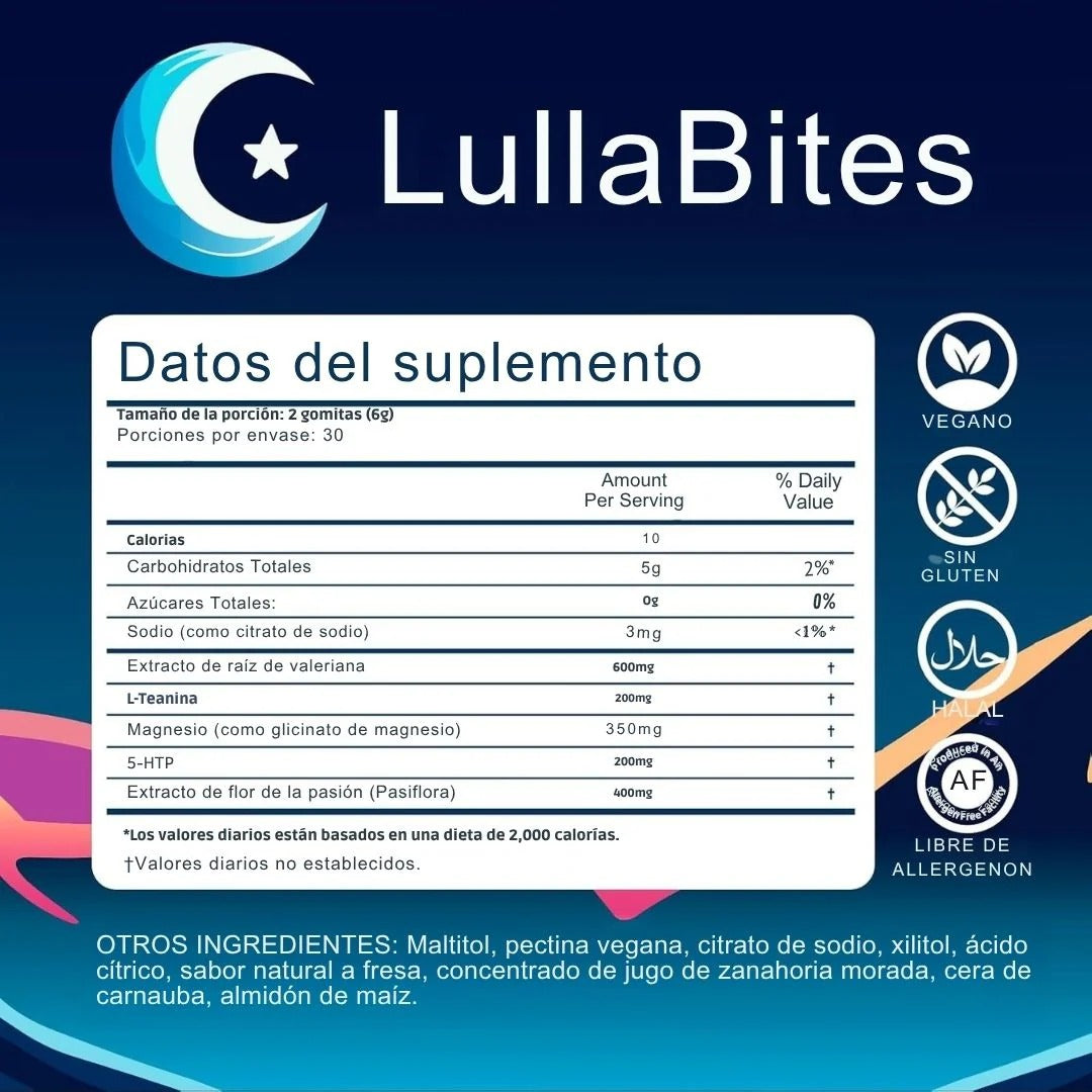 LullaBites® - Sueño profundo, energía real