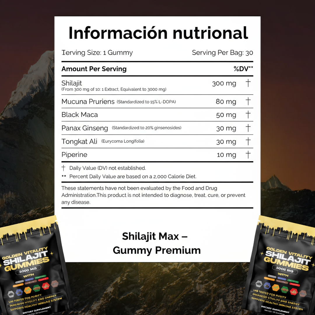 Shilajit Max Gummies