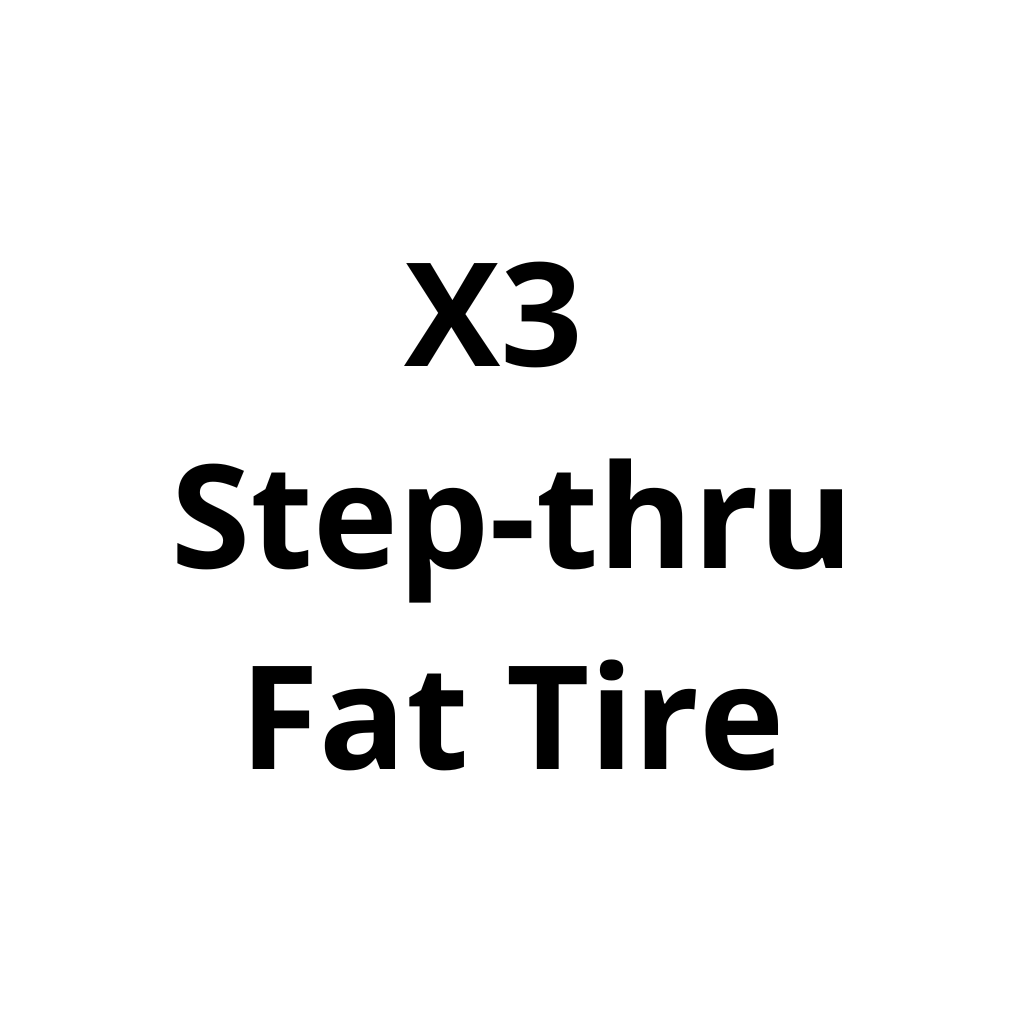 X3 Step-thru Fat Tire